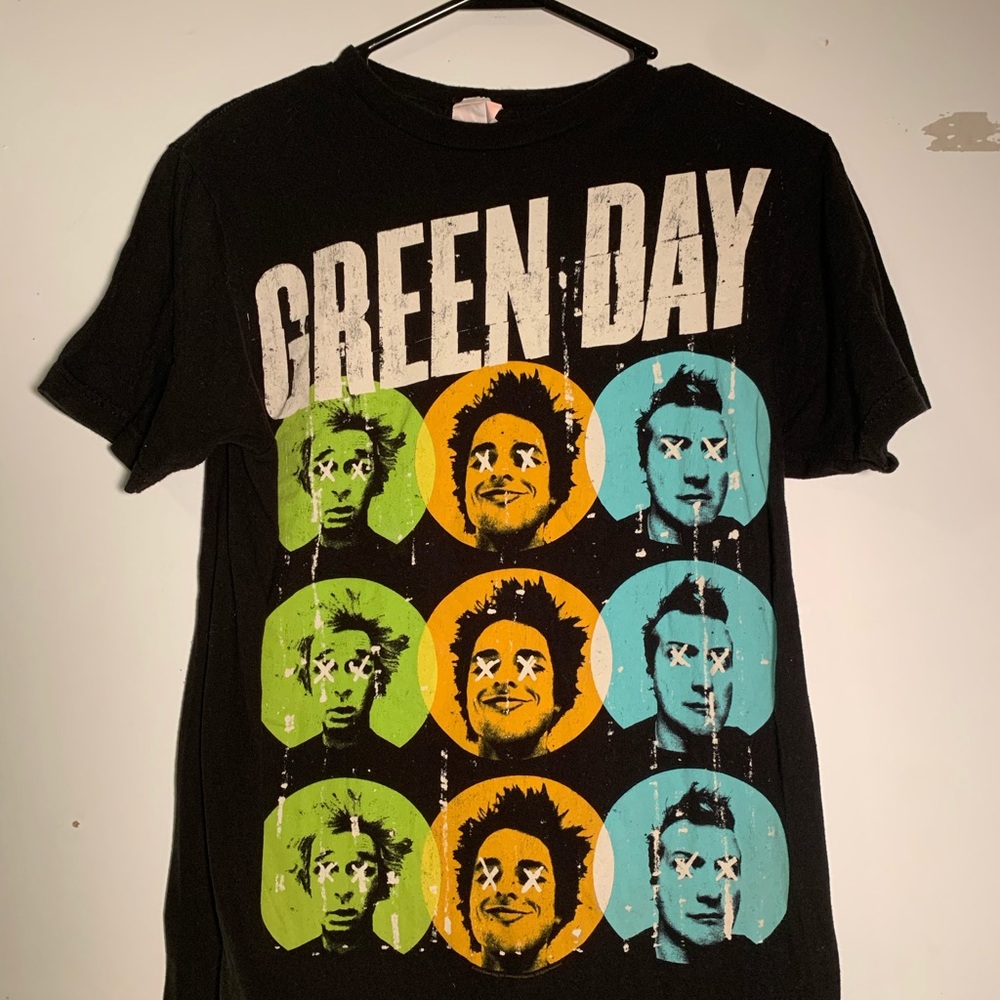 Band Tee T-shirt Green Day Punk POP 90s